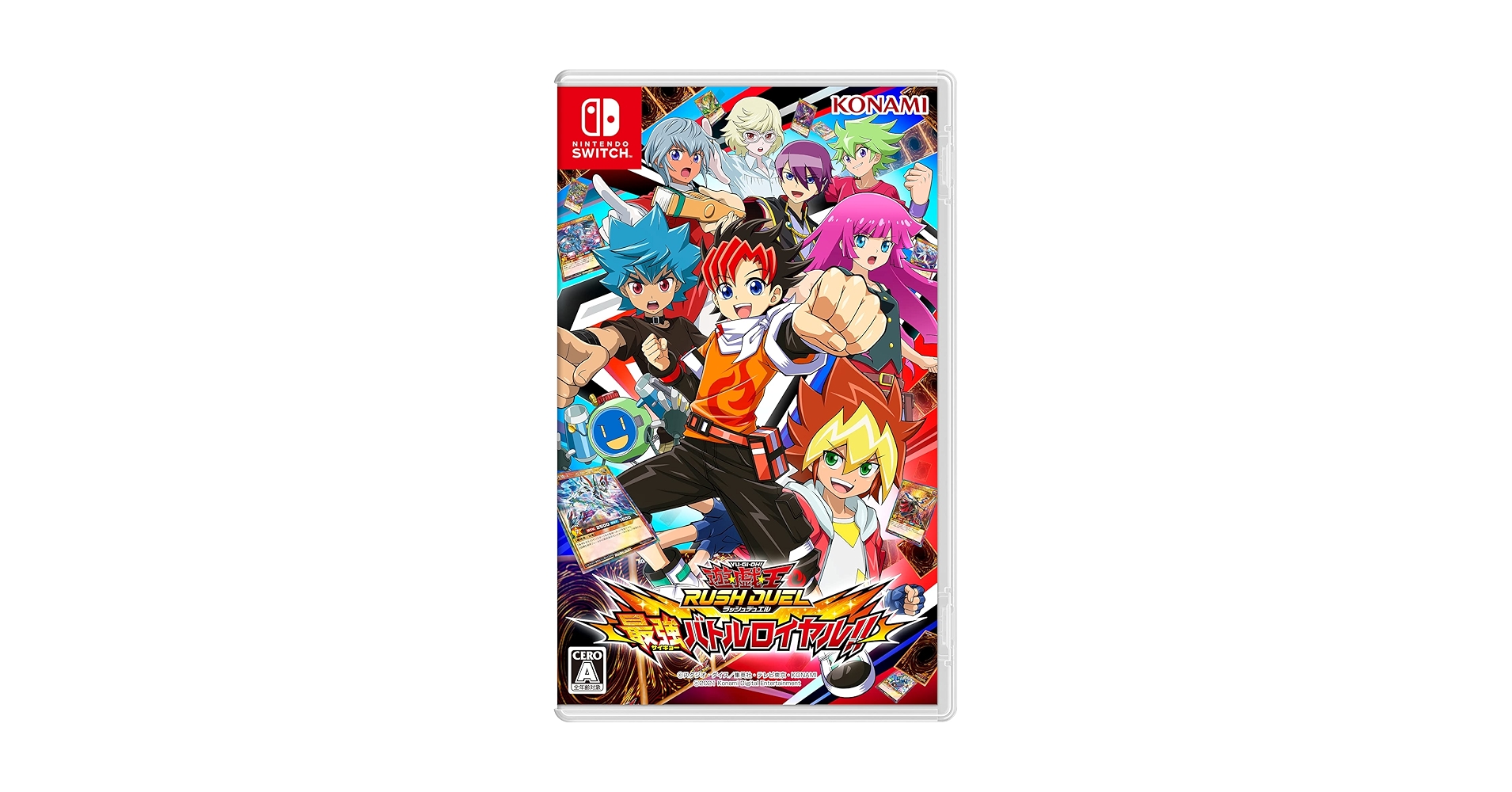 遊戯王 - ラッシュデュエル 最強バトルロイヤル 初回限定特典＋amiiboカードセット コナミデジタルエンタテインメント 遊戯王ラッシュデュエル 最強