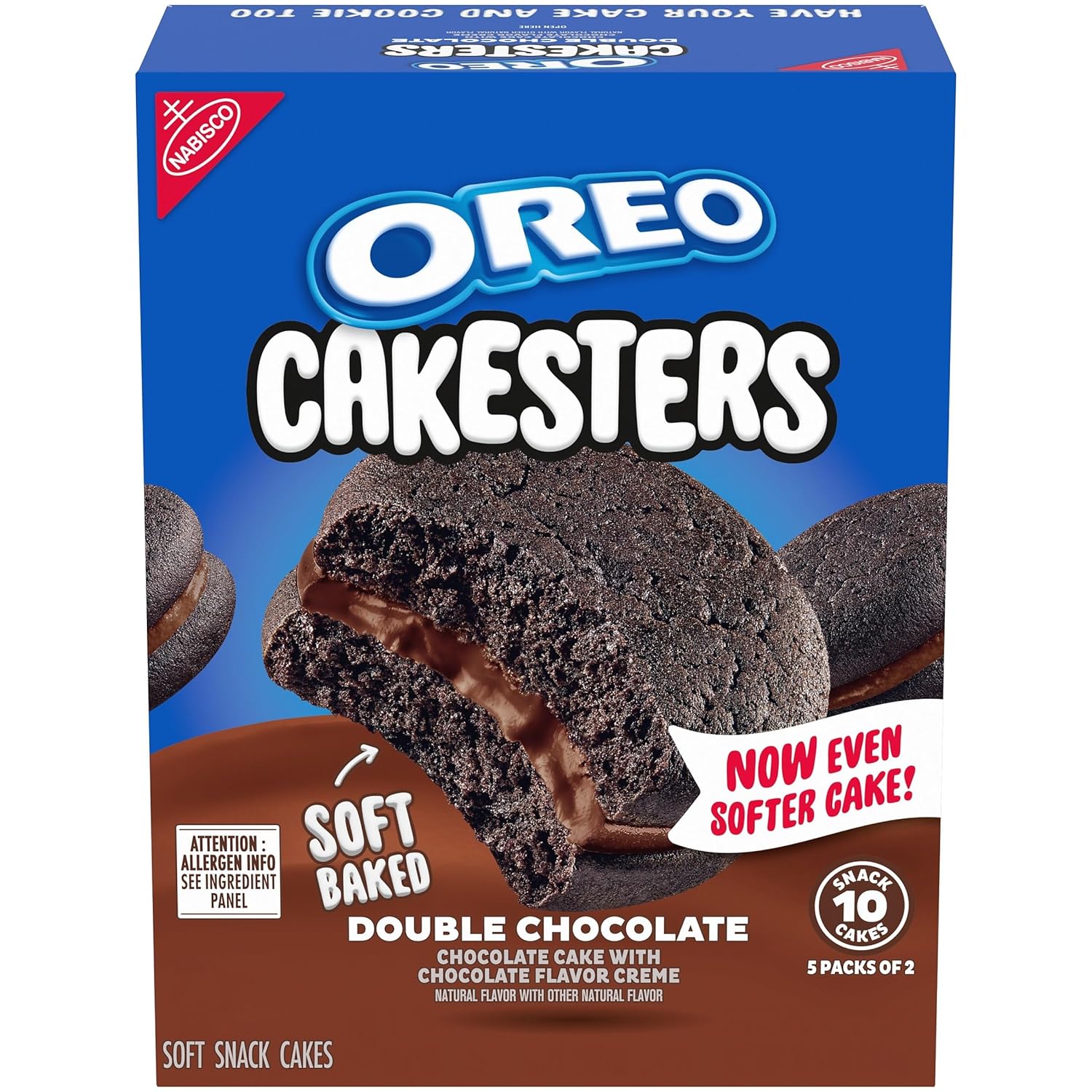 OREO Cakesters Double Chocolate Snack Cakes