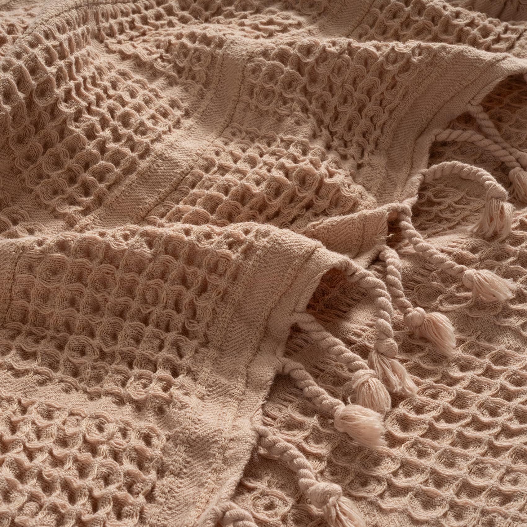 Solıd Kum Rengı Kıng Sıze Tencel - Cotton Pike