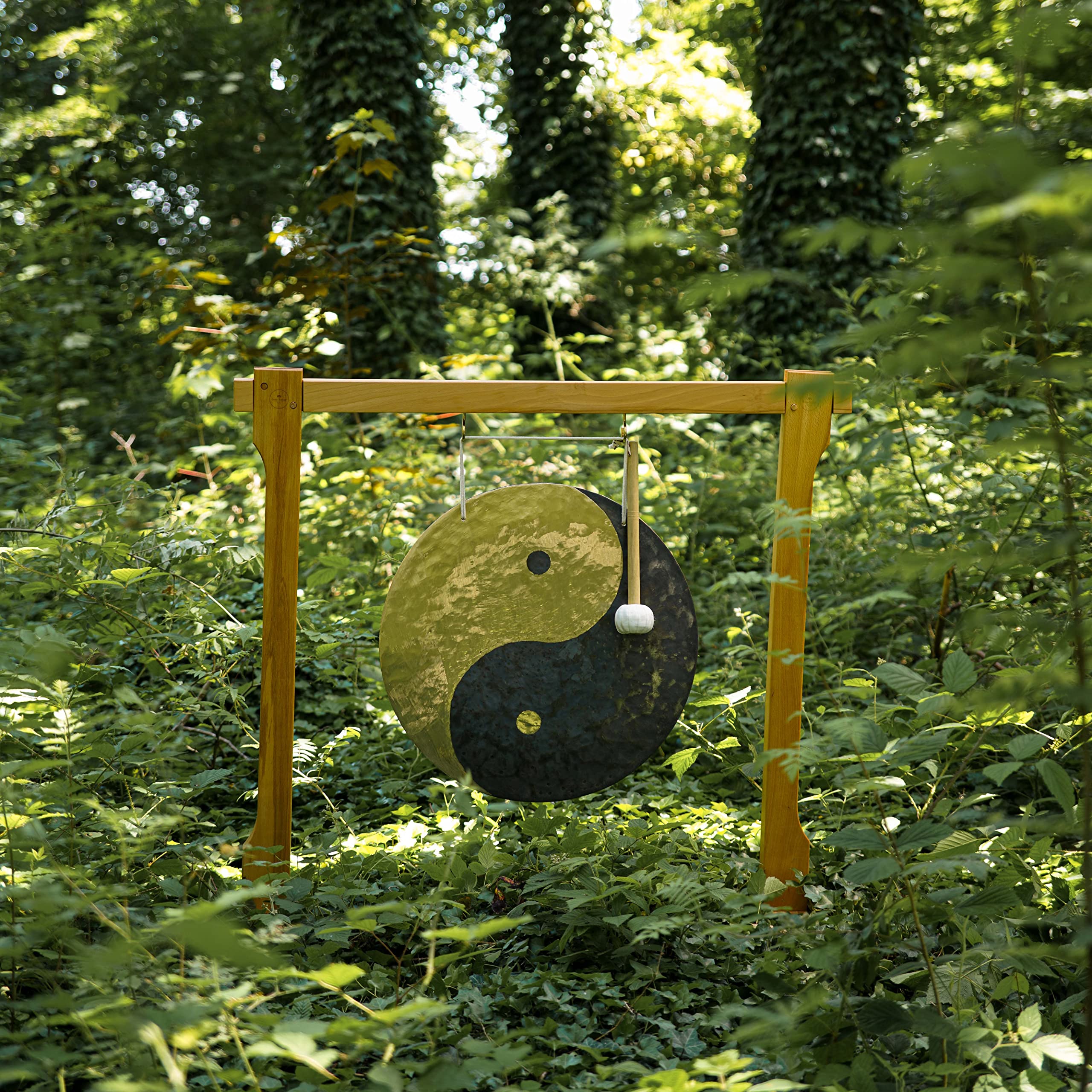 Meinl Sonic Energy Gong a vento da 24 pollici con battitore, Yin Yang - per terapia di guarigione del suono, meditazione e yoga - lega di bronzo, garanzia di 2 anni, (WGYY24)