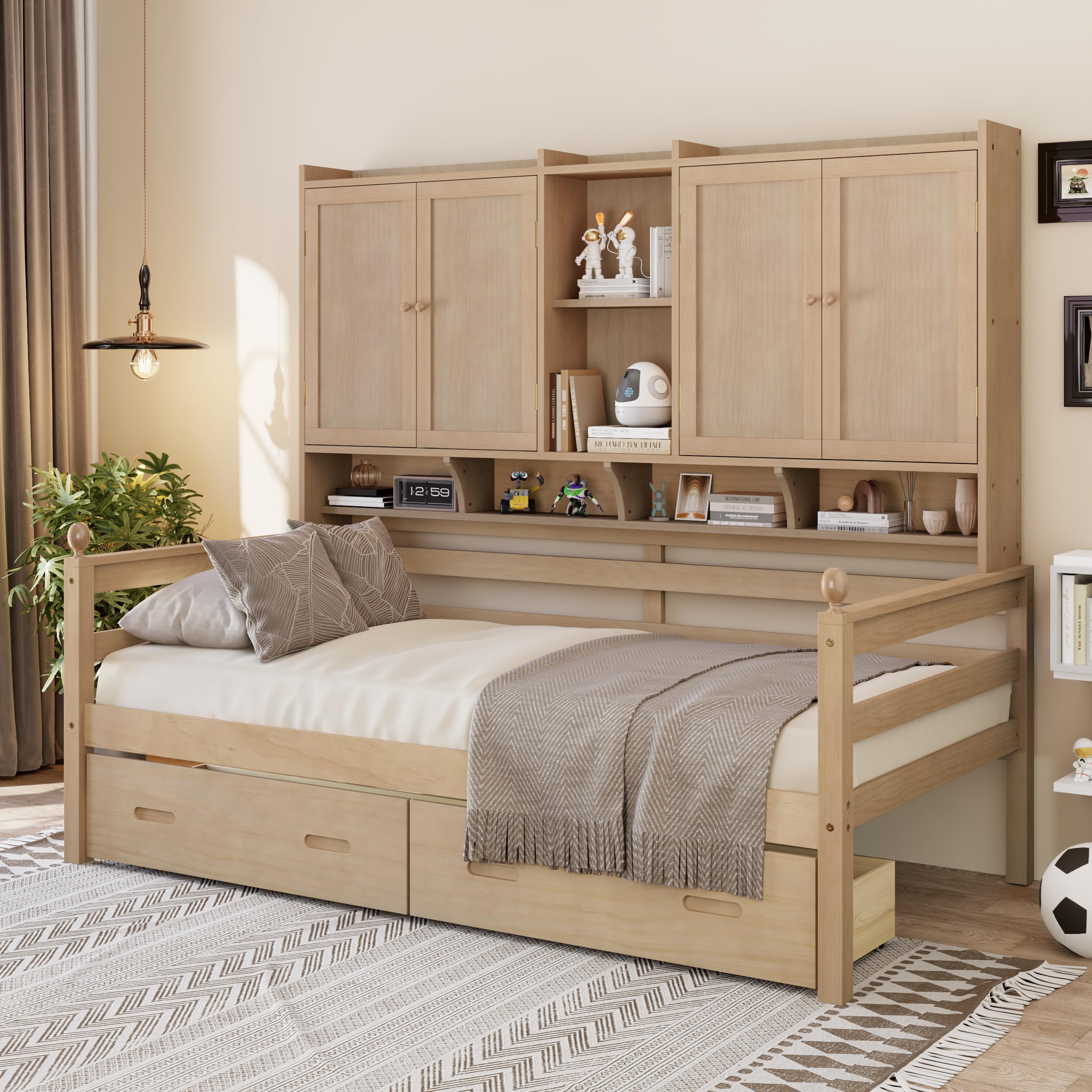 Amazon.com: Merax Twin Size Daybed with Storage Drawers and