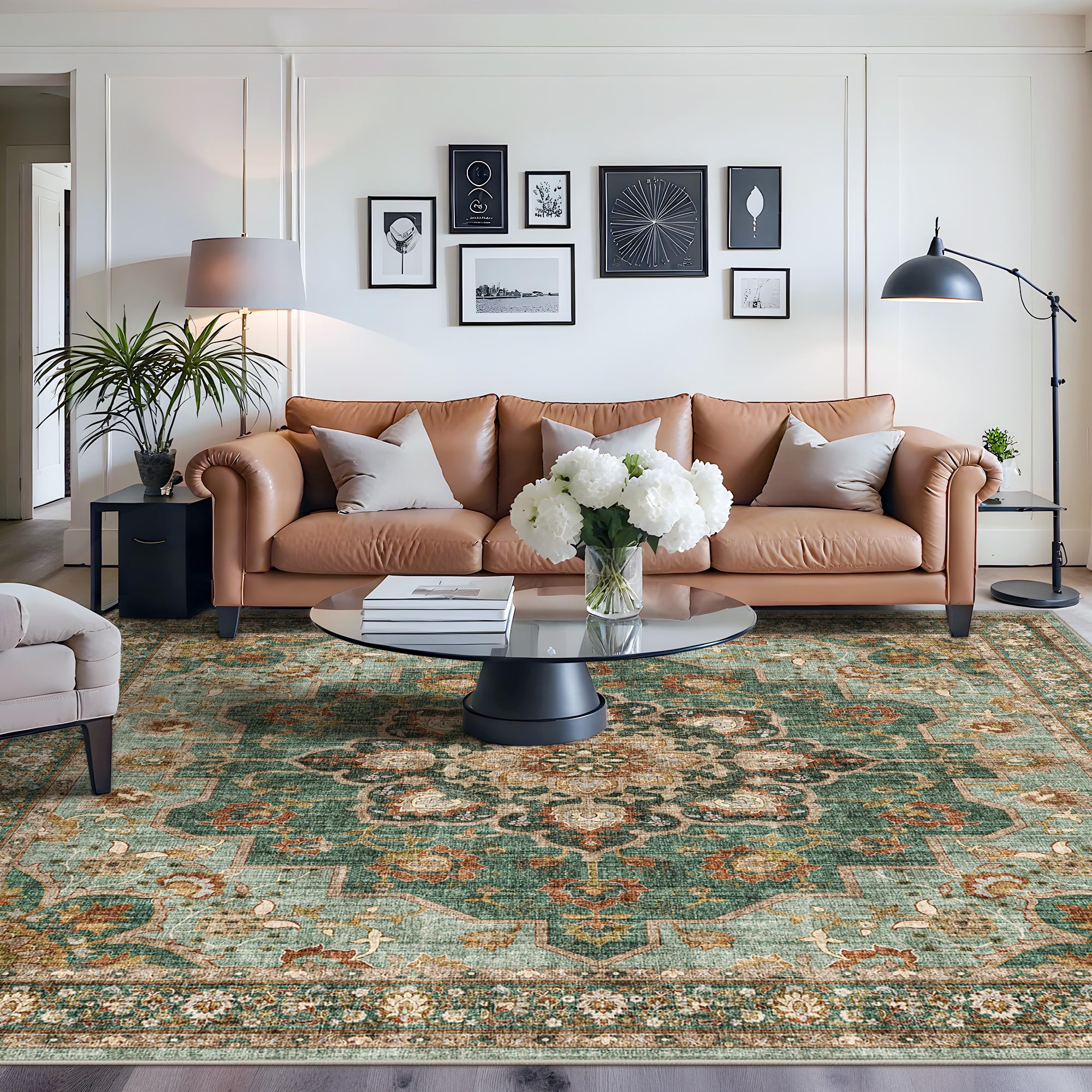 TOPRUUG Washable Oriental Area Rug