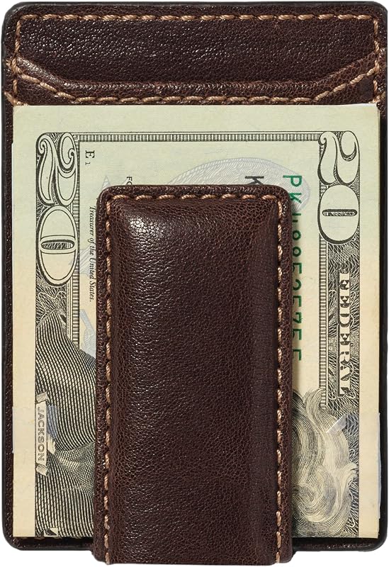 Corbin Men's Wallet with Money Clip, Holds 15+ Bills