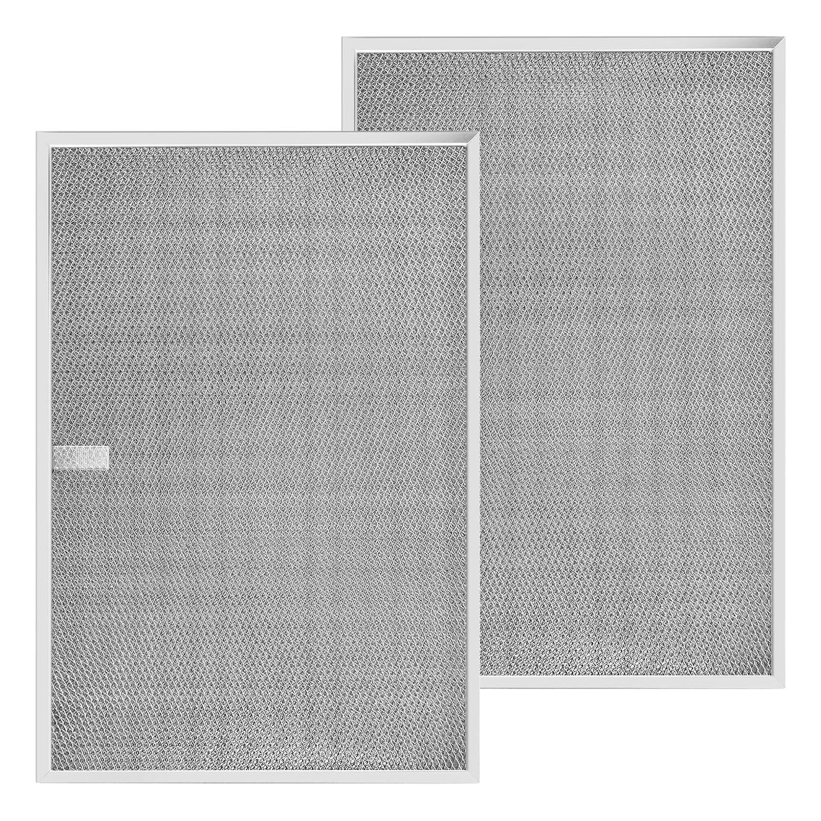 Woedpez Of 2 High Efficiency Metal Ranges Hood Filter Kitchen Absorber Metal Texture Suitable for Various Models Extent Hood