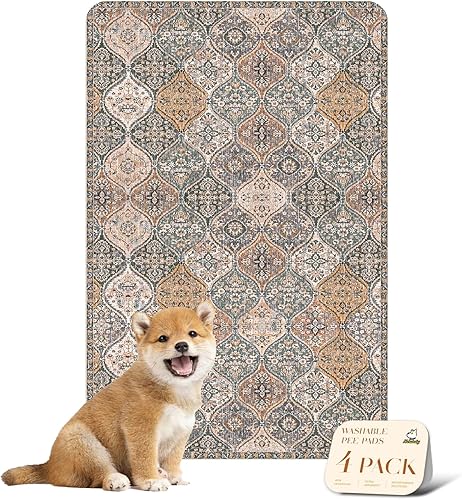 Miniatura 77 de nunubaby Almohadillas lavables para orina de perros, elegante, antideslizante, a prueba de fugas, reutilizable, ultraabsorbente, para jaulas y