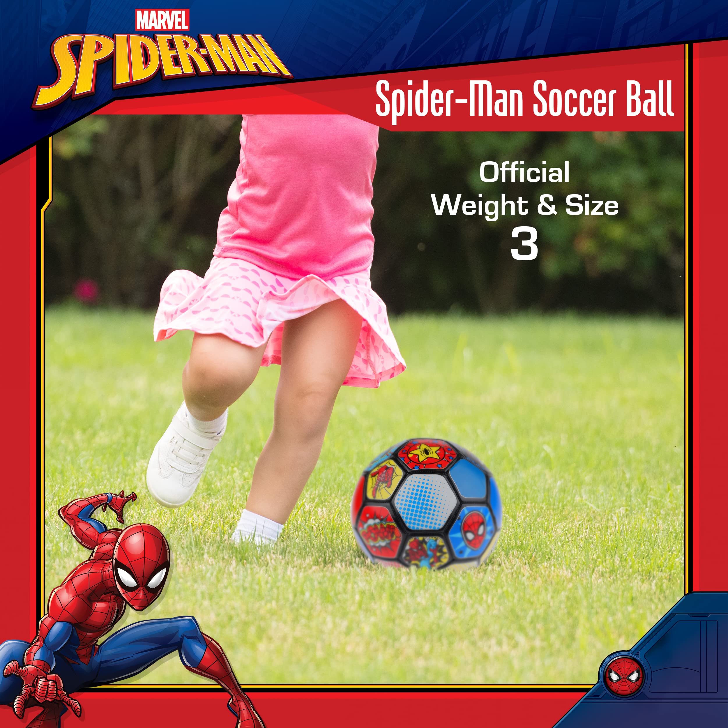 スパイダーマンフィギュアMarvel Spider-Man Soccer Amazon.com : Marvel Spider-Man Soccer Ball, Comic Design Youth