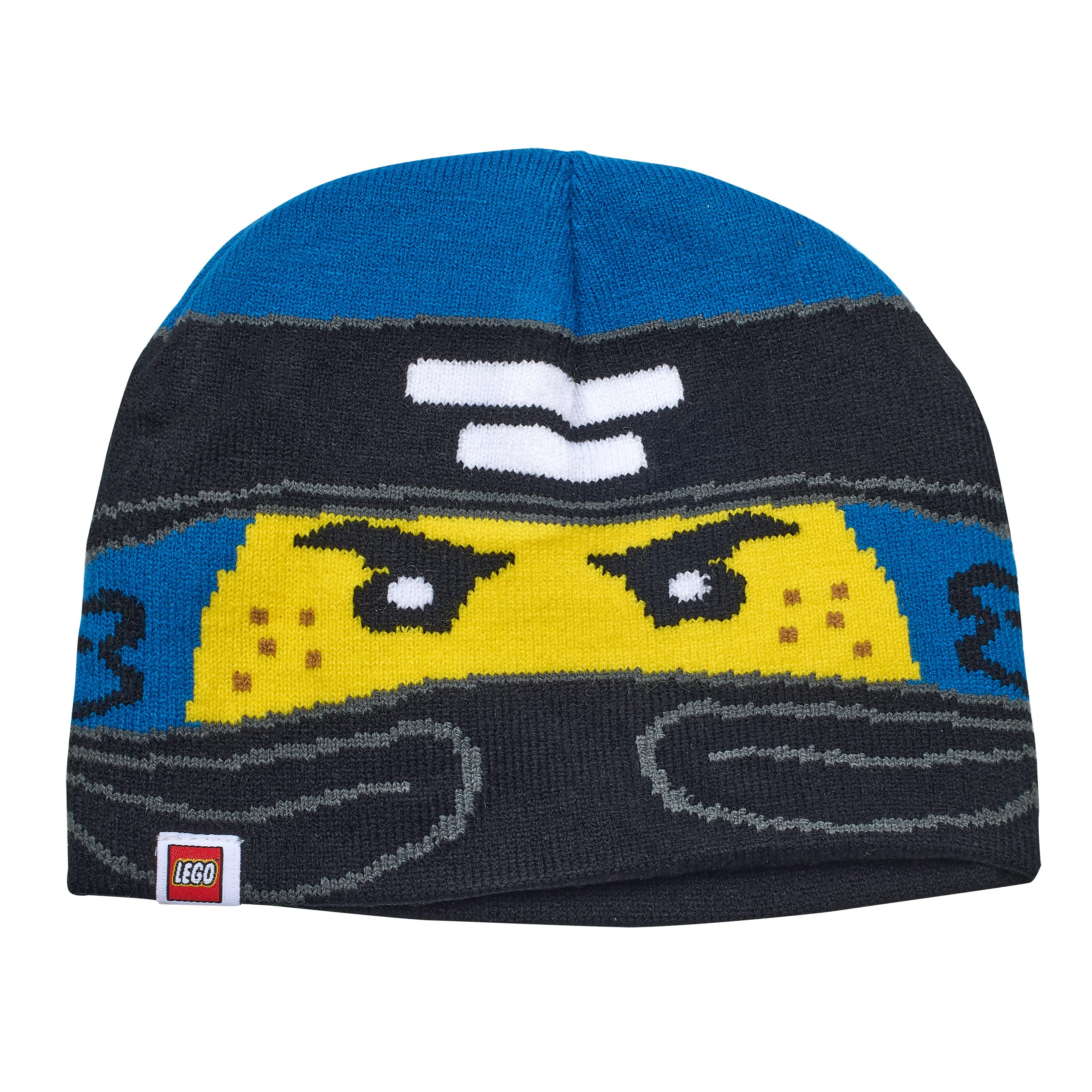 Lego Boys Blau Ninjago Beanie Hat Winter Hat Blue, 6 1/2