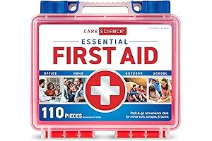 Care Science First Aid Kit: 110-Piece Essentials for Home emergencies