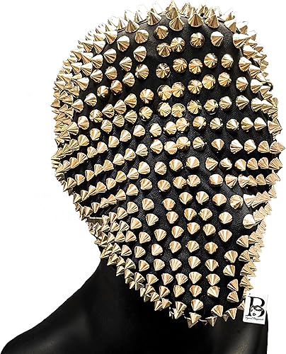 Steampunk Rivet Spike Skull Hallowen Máscara de esquí cubierta completa Máscara de mascarada Máscara de Cosplay