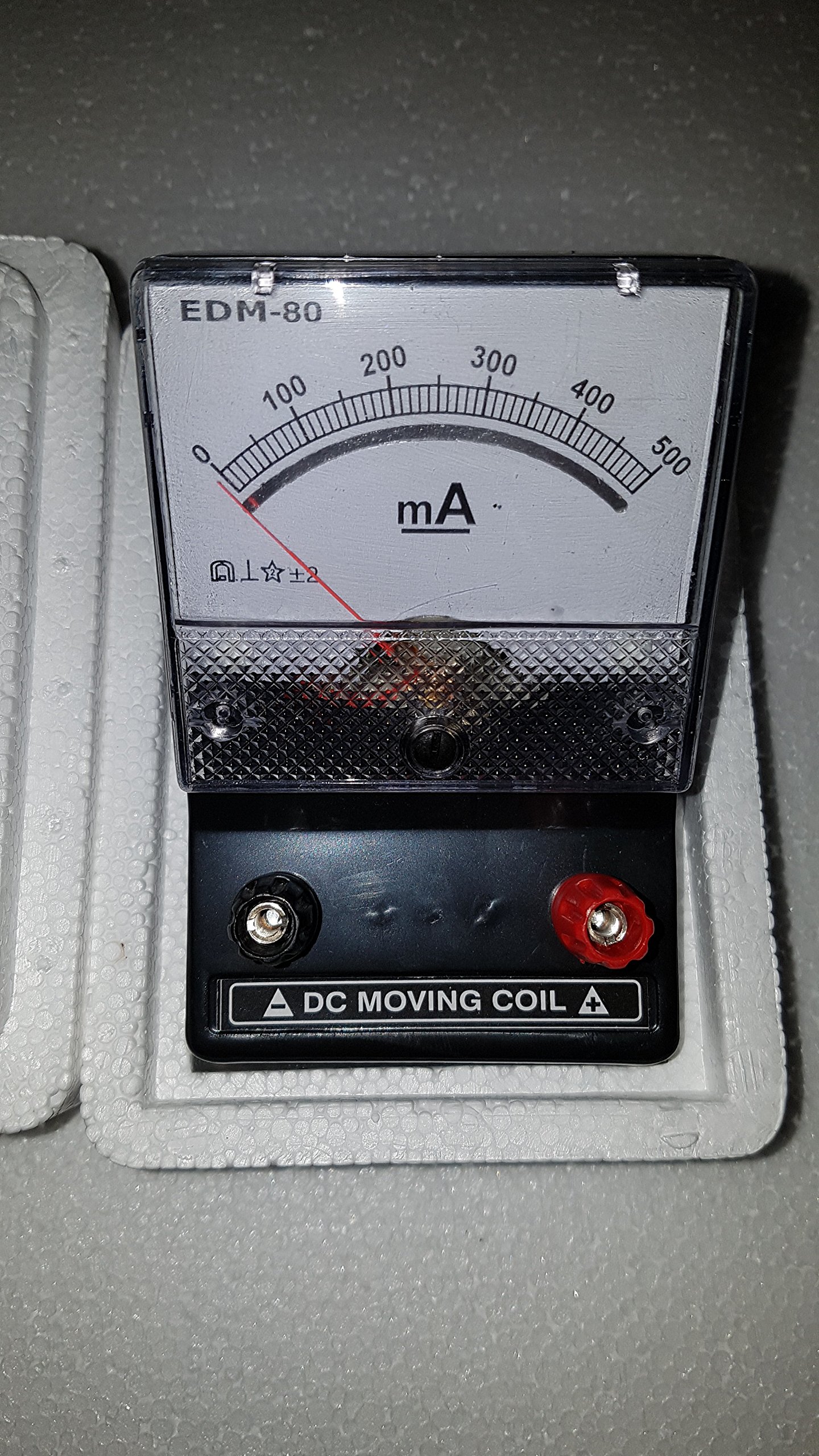 WKM Milliamp Meter 0–500mA Square – Educational Analog Meter for Current Measurement in Circuits & Physics Experiments — Amazon image 3