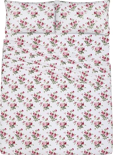 Miniatura 8 de Juego de sábanas tamaño matrimonial  4 sábanas y fundas de almohada impresas  Lujo de hotel, microfibra extra suave, sábanas refrescantes  Bolsillo