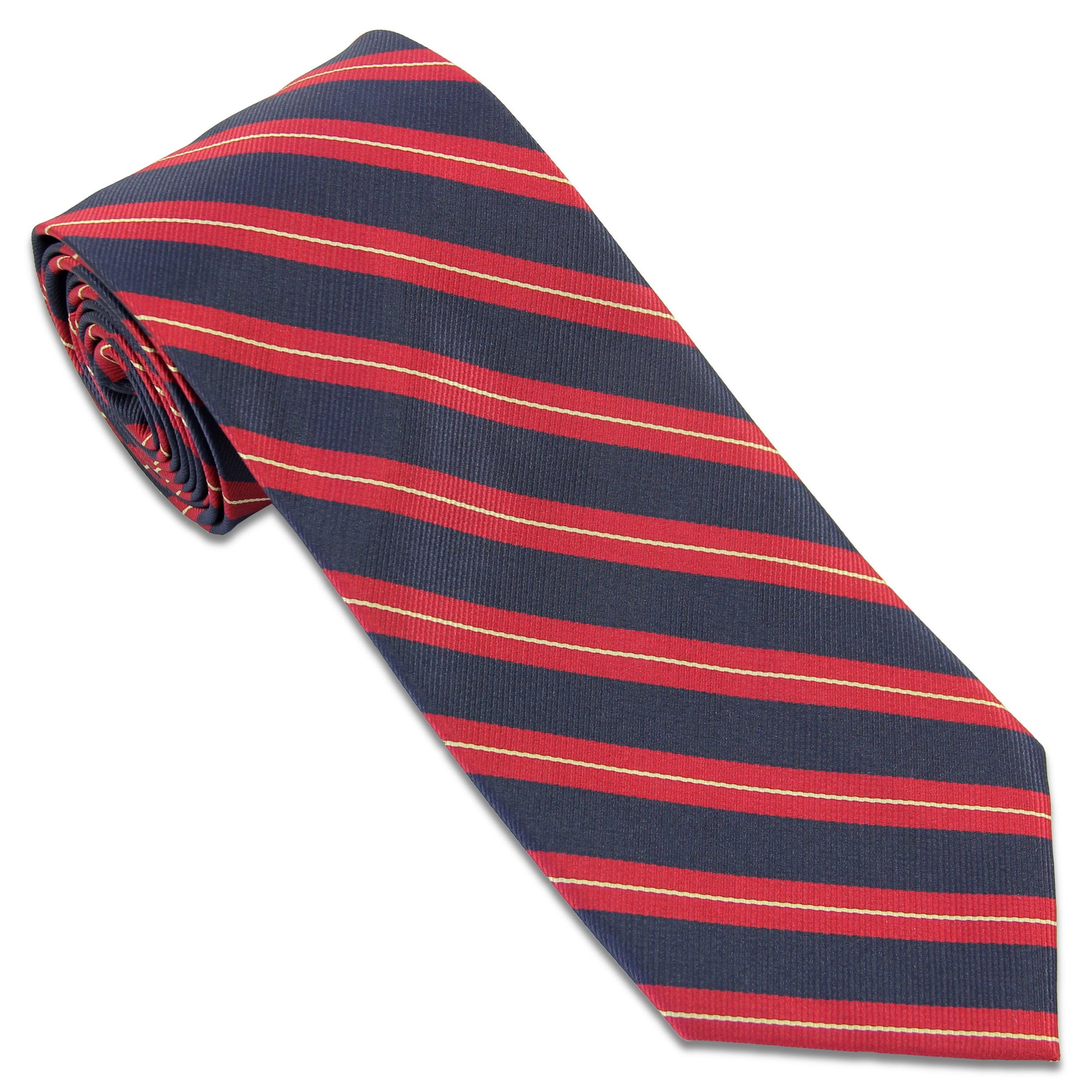 The Regimental Shop Men's Blue/Red/Yellow The Regital Shop Royal Anglian Regit Tie (Polyester)