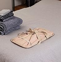 Vista 4 de BIRDROCK HOME Cesta plegable para ropa sucia - Natural - Bolsa plegable para ropa sucia - Asas fuertes - Tela duradera - Resistente al agua - Ligero