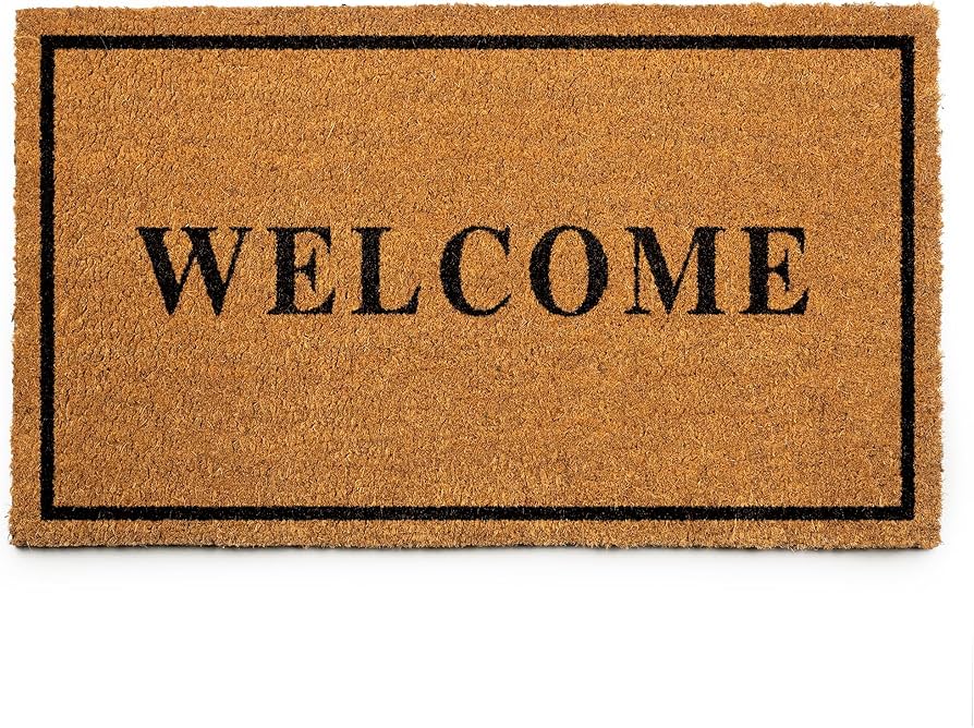 Amazon.com: PLUS Haven Coco Coir Door Mat with Heavy Duty Backing Amazon.com: PLUS Haven Coco Coir Door Mat with Heavy Duty Backing