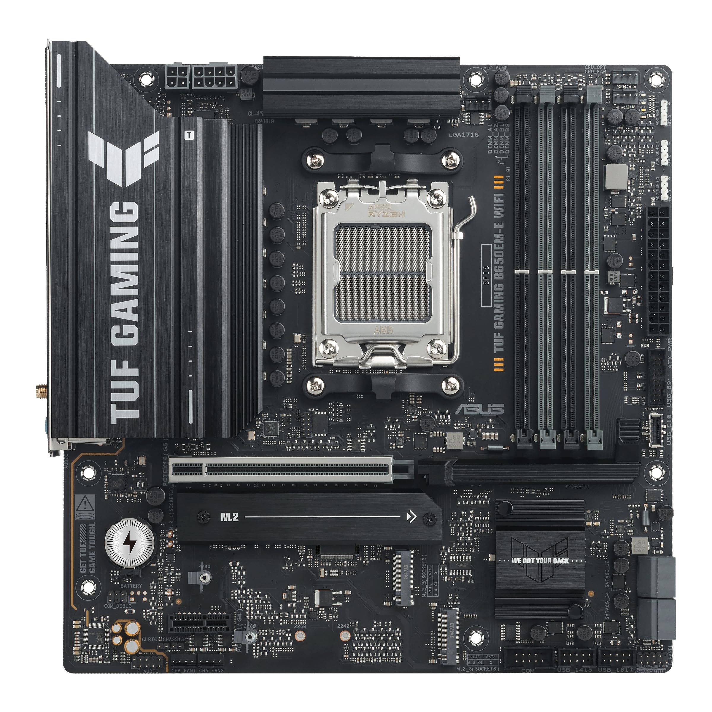 Amazon | ASUS TUF Gaming B650EM-E WiFi AMD mATX マザーボード、8+2+