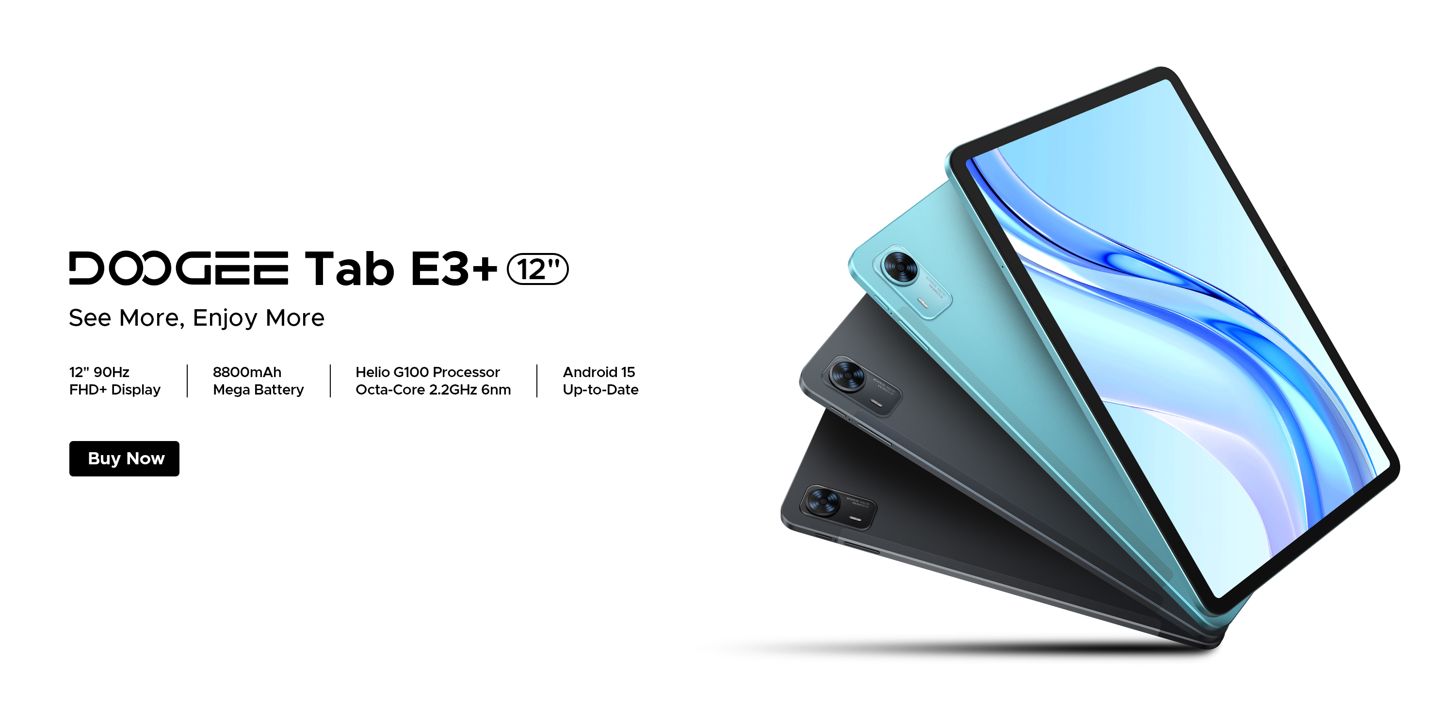 DOOGEE E3+ Android15 タブレット 2K Helio G100 Amazon.co.jp: 【Helio G100 Android15 タブレット】DOOGEE E3