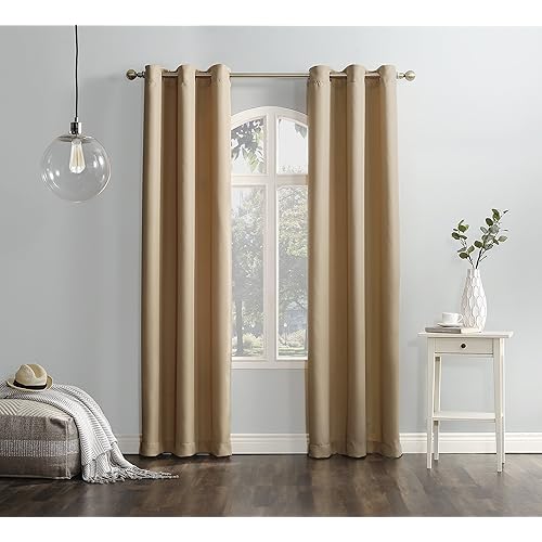 No. 918 Montego Casual Textured Semi-Sheer Grommet Curtain Panel