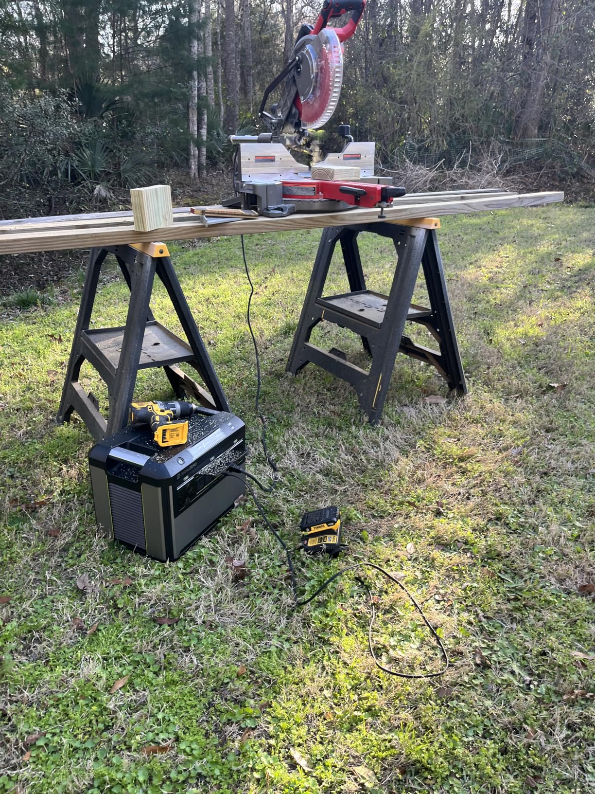 Goal Zero Yeti 1500X portable power station on a wooden table