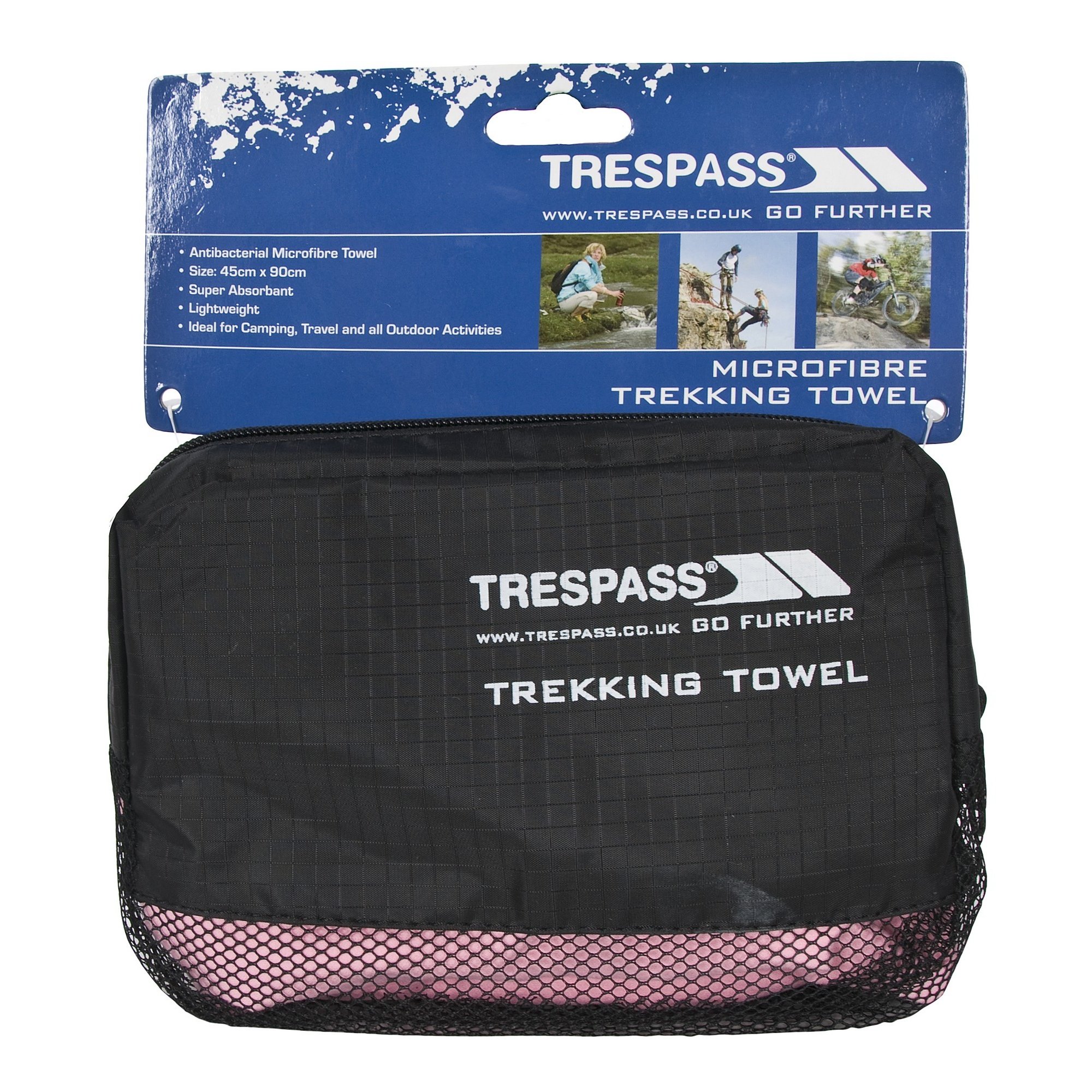Serviettes Compressées Trespass - Lot De 2 Serviettes Coton Pour Randonnée
