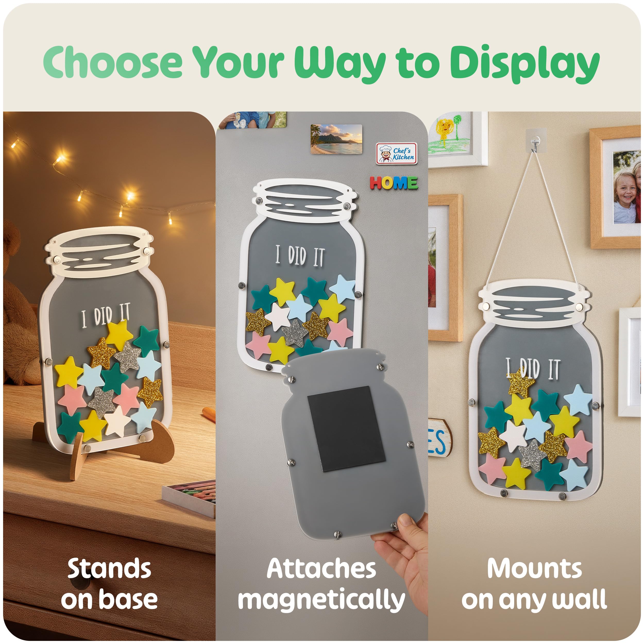 Magnetisches Belohnungsglas für Kinder