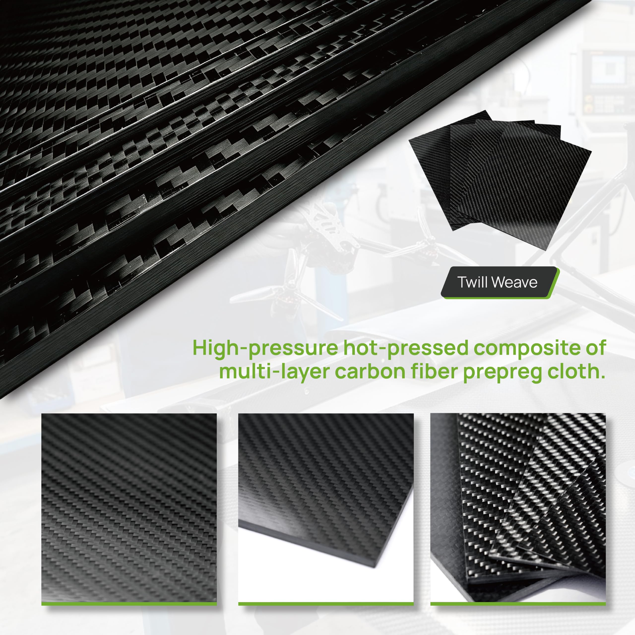 Carbon Fiber Sheets - Lightweight & Strong -11