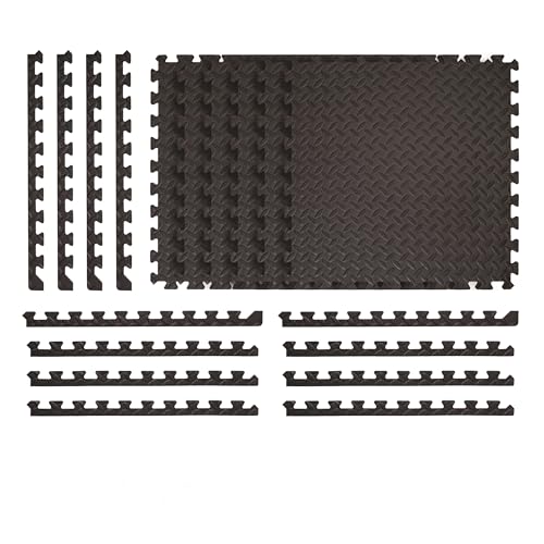 Norsk 241447 Foam Floor Gym Mats With Interlocking Tiles cover