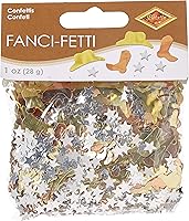 Vista 1 de Fanci-Fetti Western Icons (copper, gold, silver) Party Accessory (1 count) (1 Oz/Pkg)