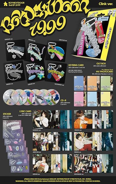 BOYNEXTDOOR Album - 19.99 Random ver. (Clink ver.)+Pre Order Benefits+BolsVos Exclusive K-POP Giveaways…