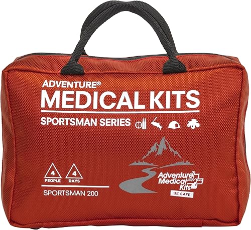 Adventure Medical Kits Sportsman Series Kit médico - 200 - Kit de primeros auxilios para camping, senderismo, caza y más - para 4 personas durante 4