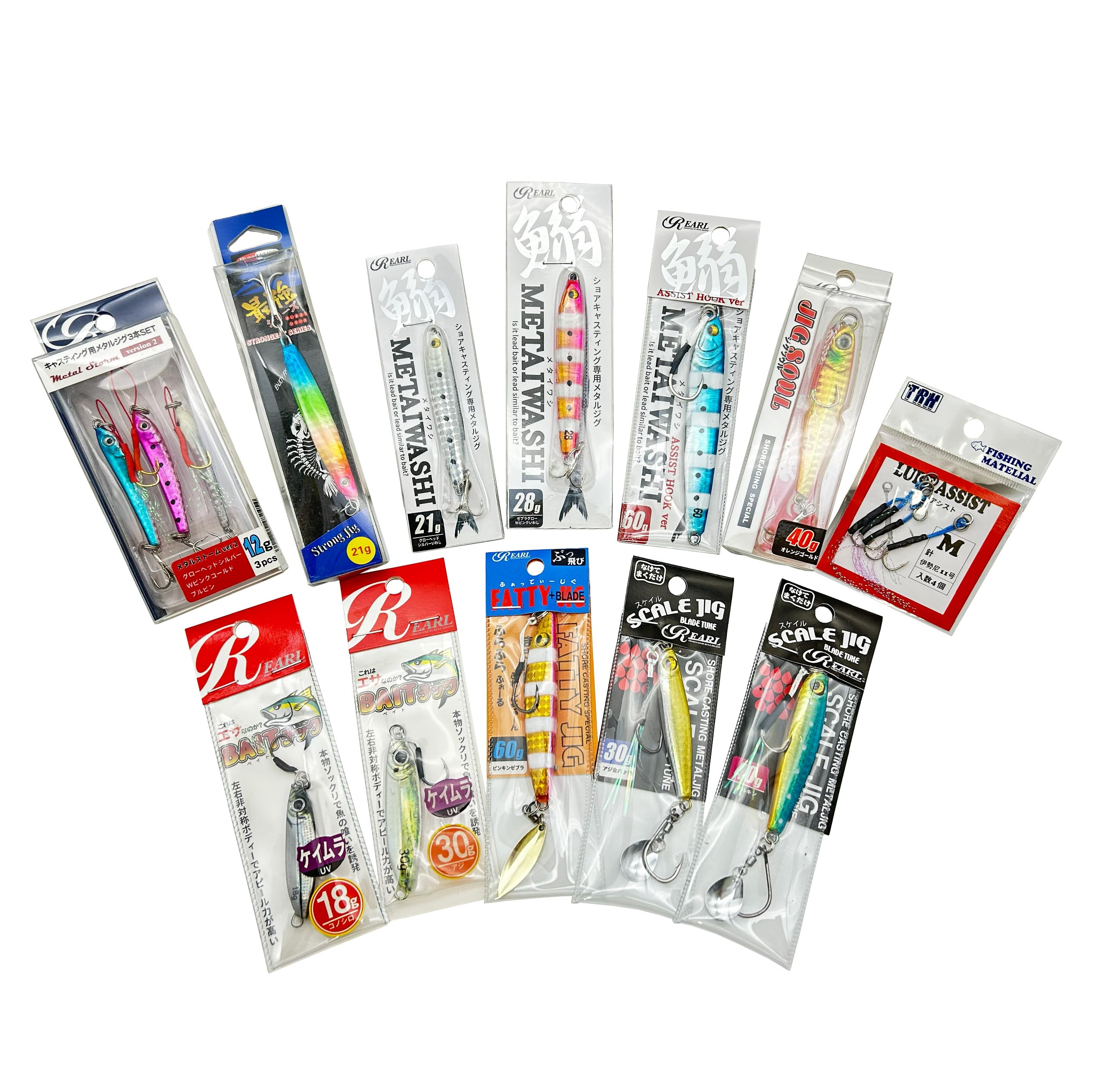 【ショアジグ】有名メーカージグセット（中古ジグ付き） Amazon.co.jp: ルナヒサノ 福袋 ショアジギング 12点セット 2026年