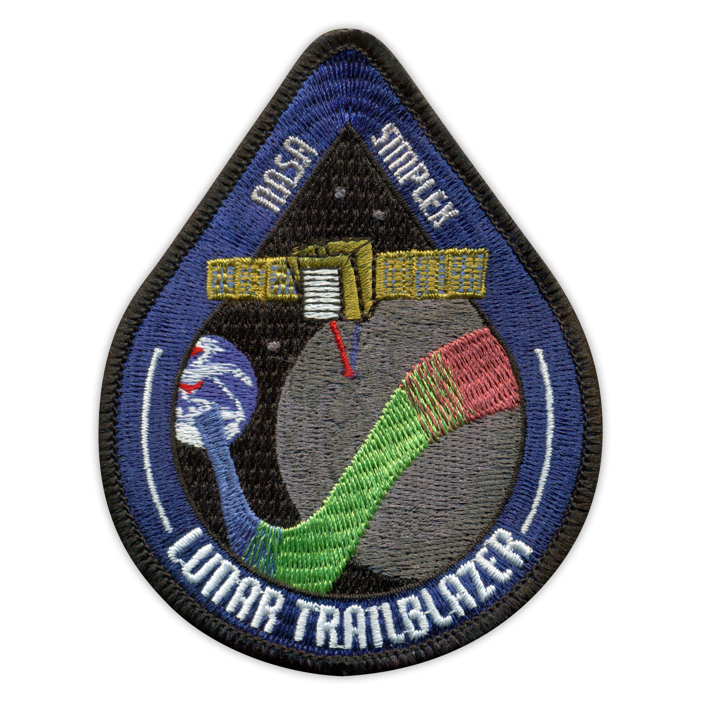 Set di quattro – Lunar Trailblazer – retro termoadesivo – toppa ricamata/distintiva/emblema