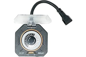 Woods 50124WD Outdoor 20 Amp Pool Timer; 3/4Hp; 2 Grounded Outlets