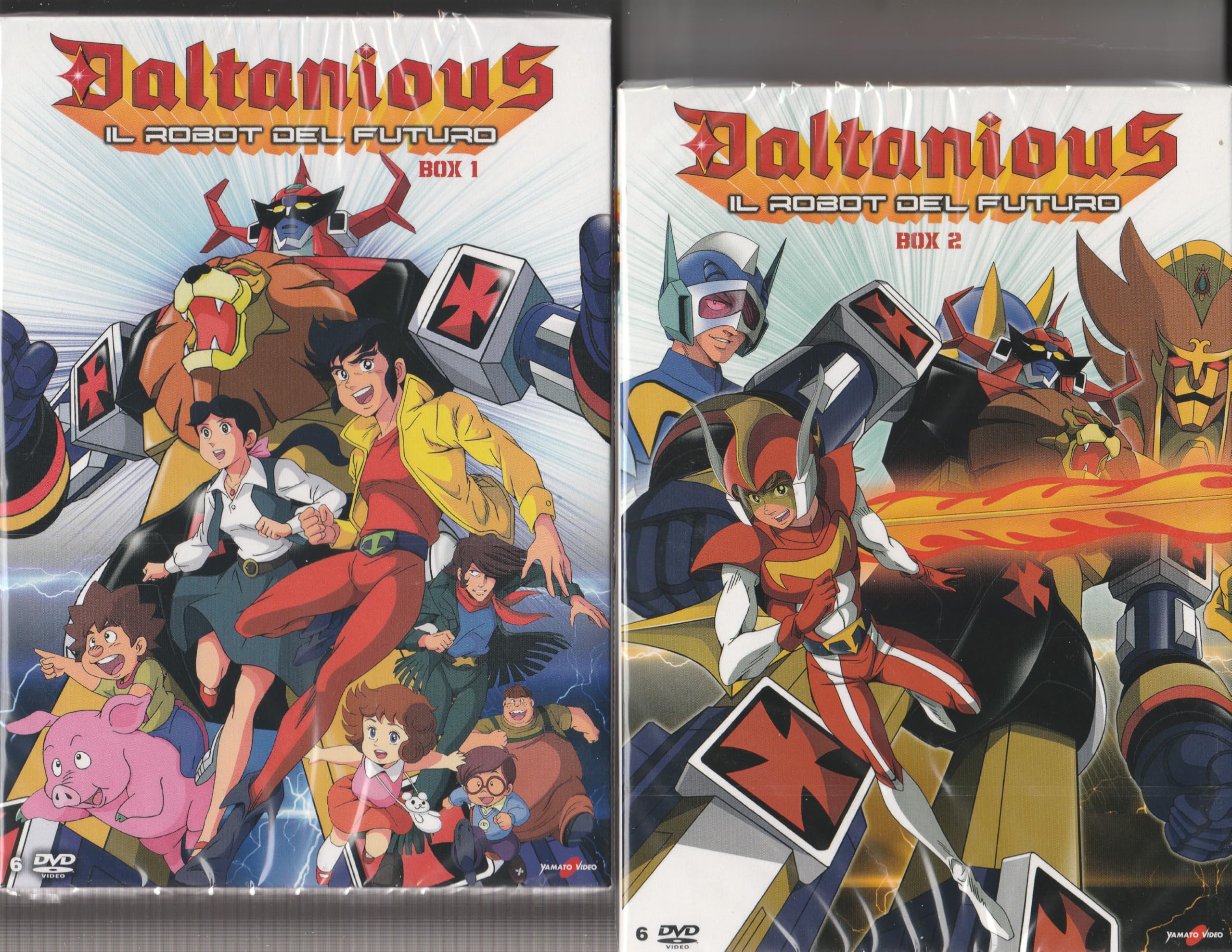 DALTANIOUS - IL ROBOT DEL FUTURO box 1 + box 2 serie completa 12 Dvd Box Cofanetto nuovo