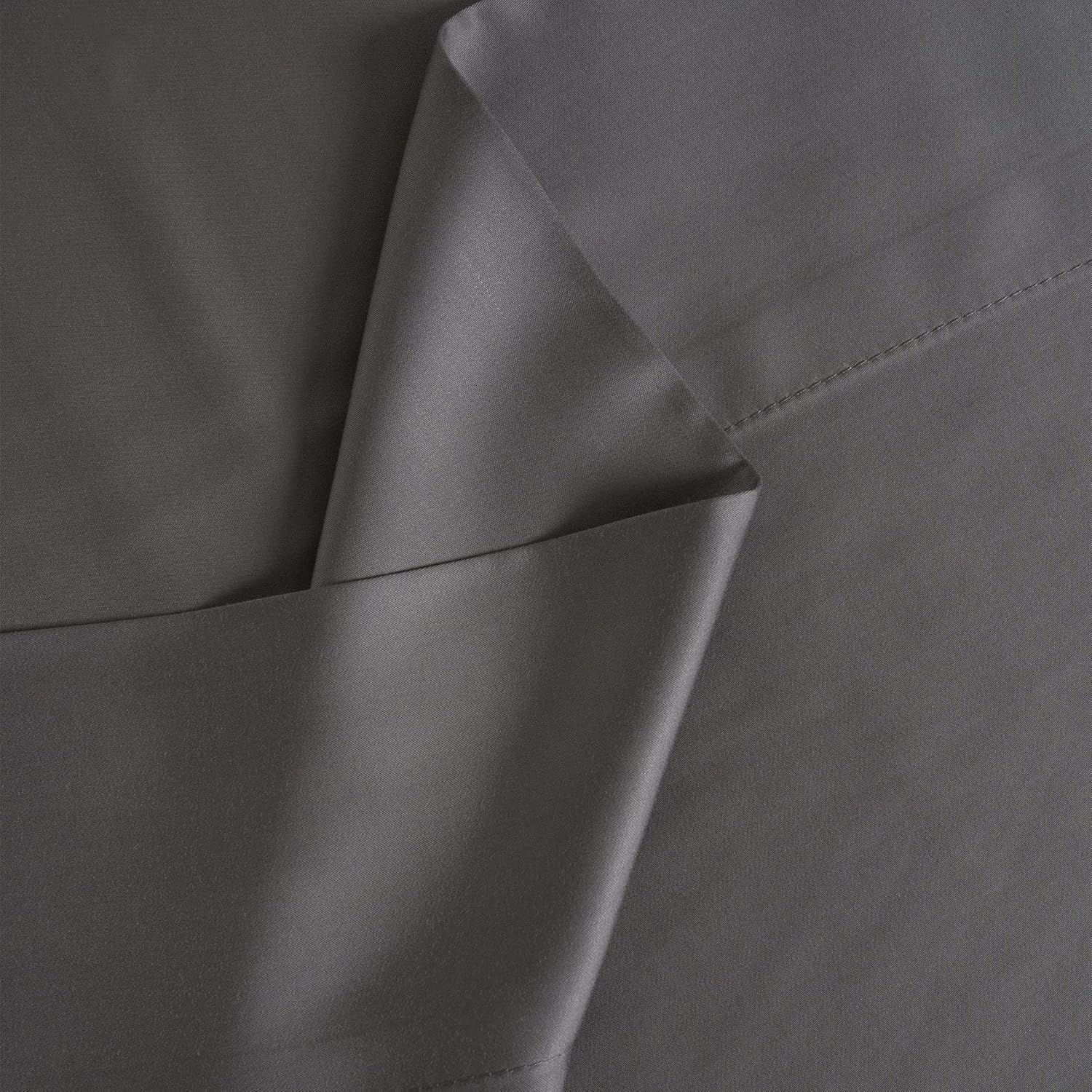 DELITE | Bamboo Lyocell Duvet Cover | Organically Grown | Luxuriously Soft | Zipper Closure | King | Stone