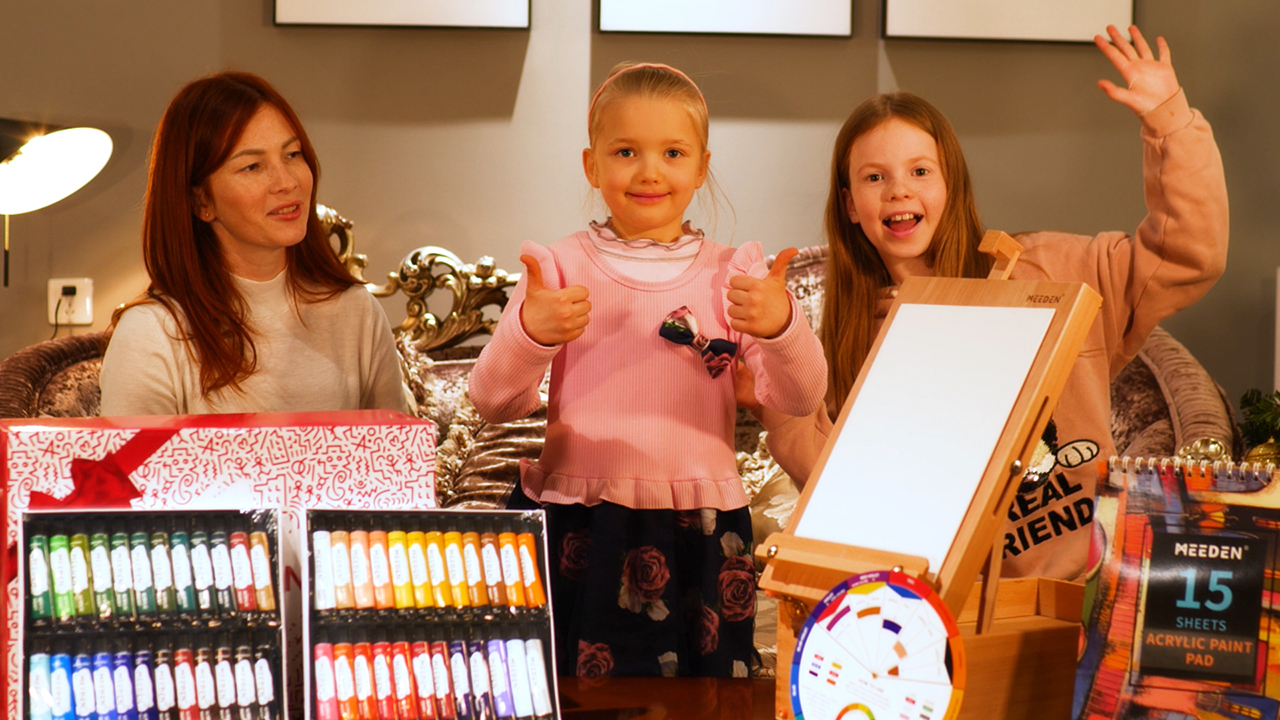 MEEDEN-72-Piece-Acrylic-Painting-Set-with-Beech-Wood-Table-Easel-4822ML-Acrylic-Paint-Set-and-All-The-Additional-Supplies-Perfect-for-Beginning-Artists-Students-and-Kids