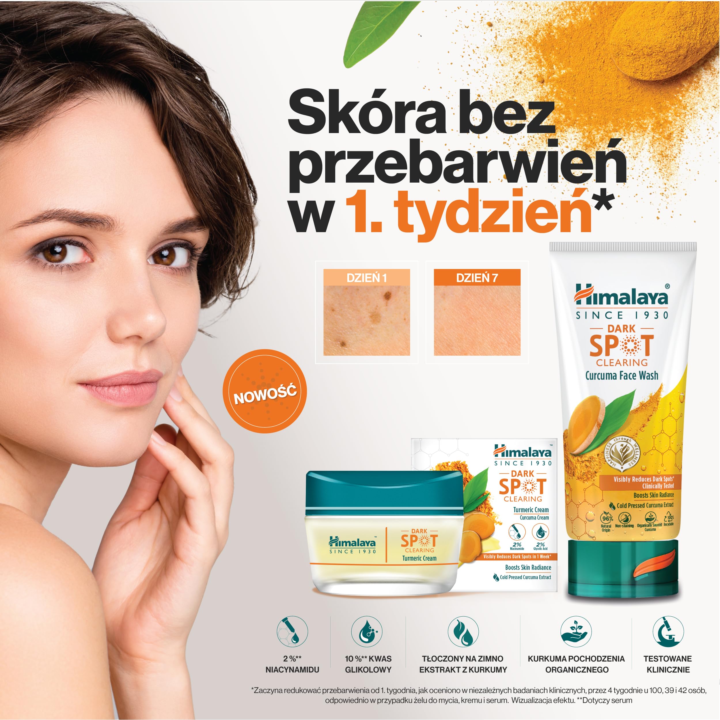 Himalaya Krem z kurkumą usuwający ciemne plamy | Widocznie redukuje ciemne plamy w 1 tydzień – 50g