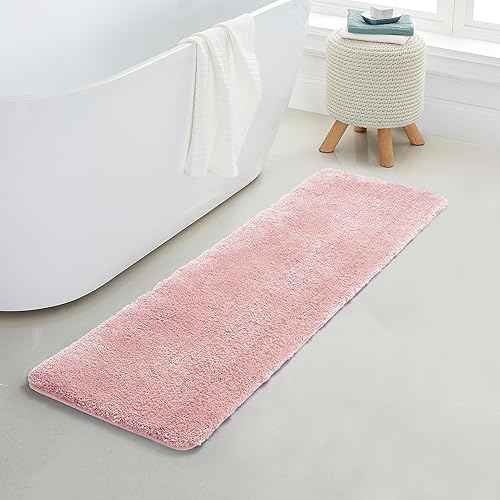 Miniatura 41 de YHF - Alfombras de baño de 20 x 32 pulgadas, extra gruesas y suaves, de microfibra peluda, lavables a máquina, alfombras de baño absorbentes, tapete