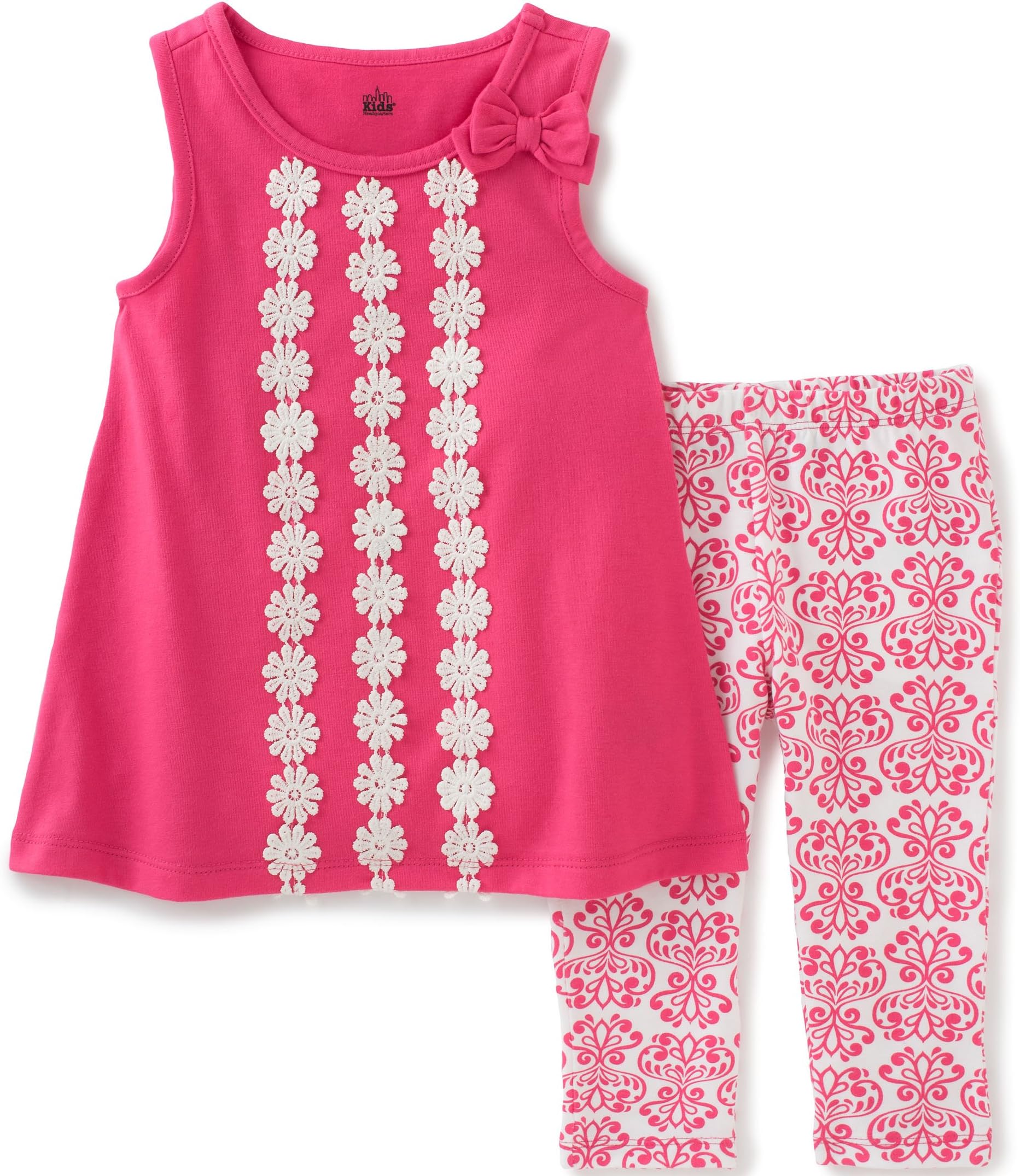 Kids HeadquartersBaby Girls 2 Pieces Tunic Pant Set-Print