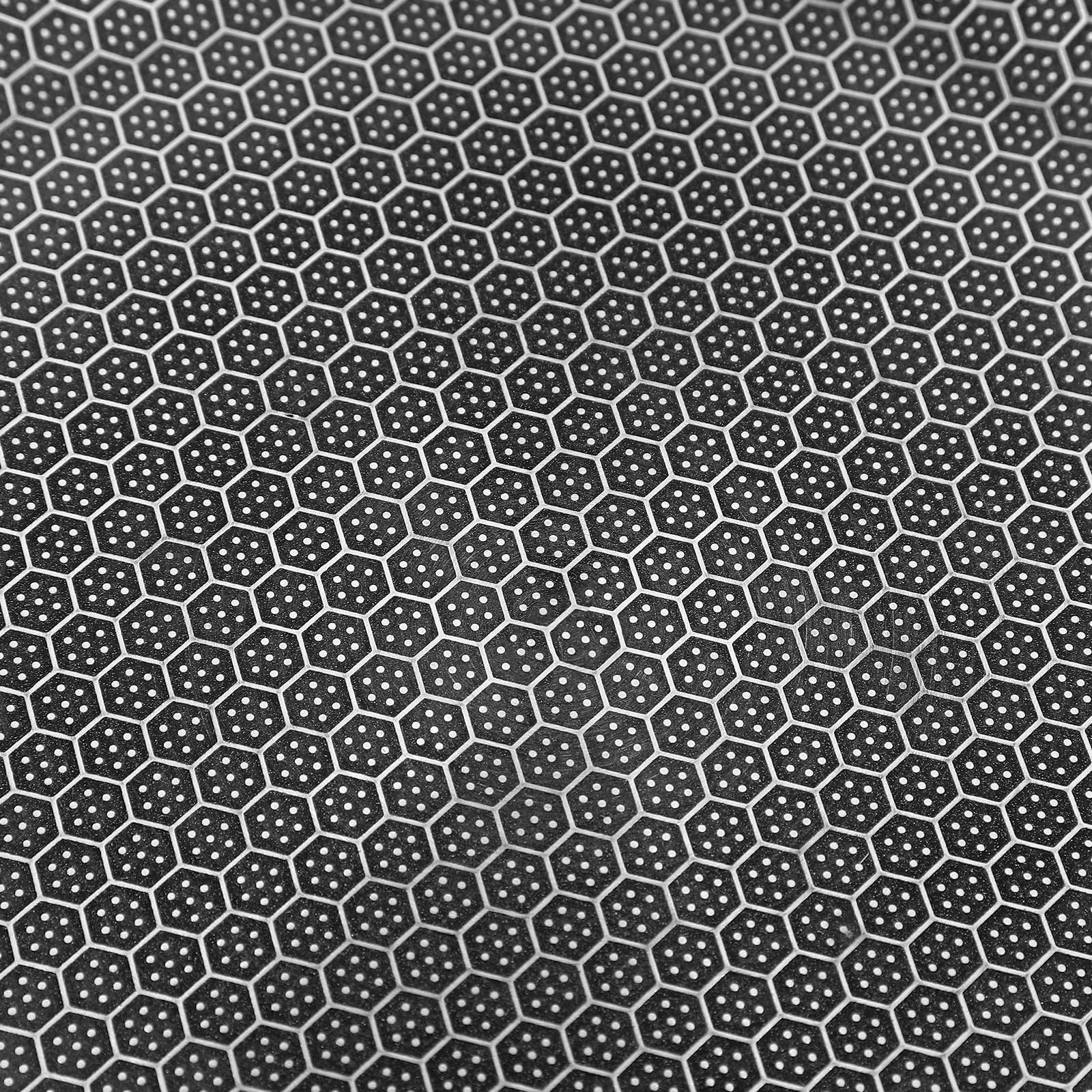 Padella in Acciaio Inox 32 Cm Struttura a Nido D’ape Antiaderente, Manico Ergonomico in Bachelite, Padella per Friggere Uova e Cucinare per Piani Cottura a Induzione a Fiamma,