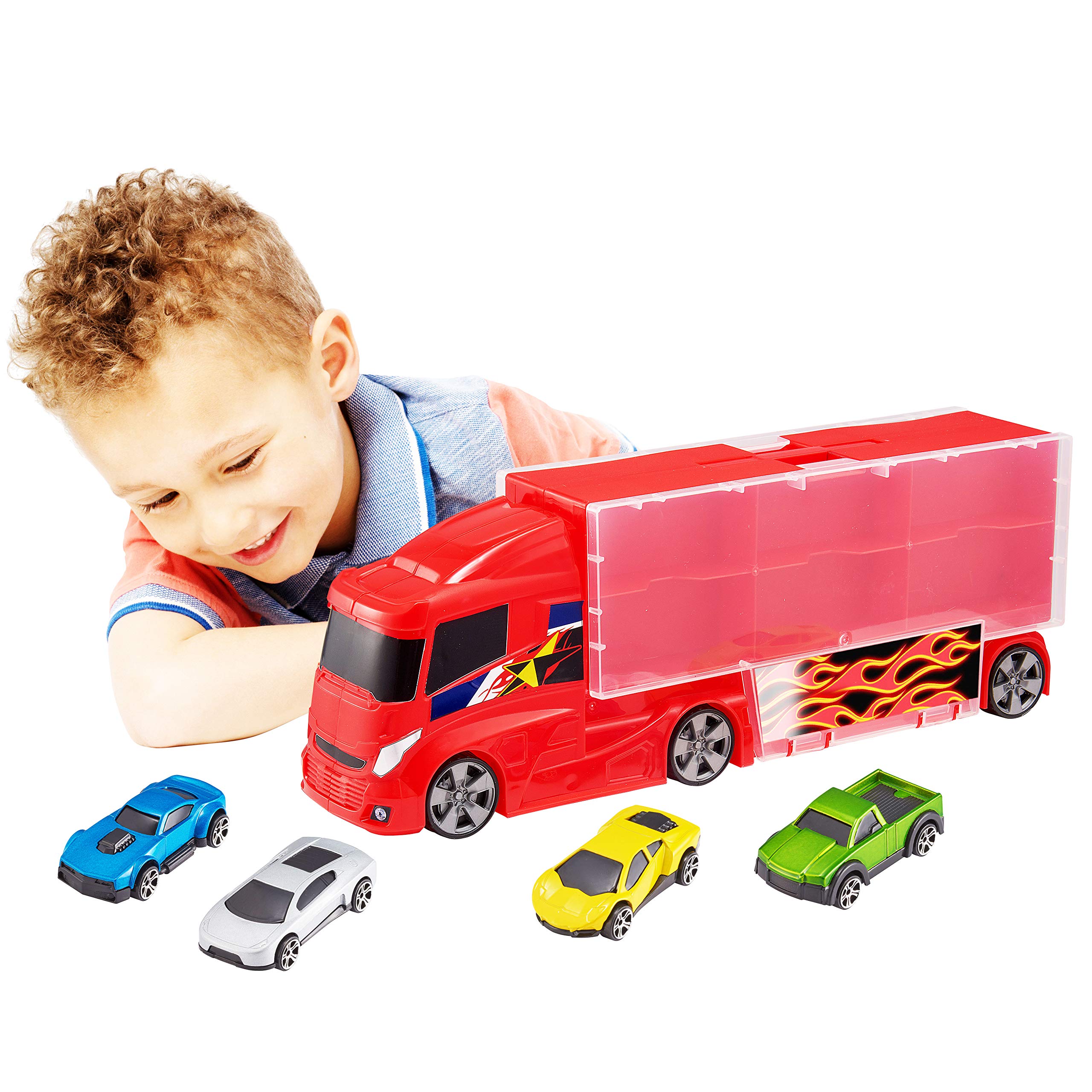 Teamsterz Taşıma Çantalı Transporter 4 Arabalı