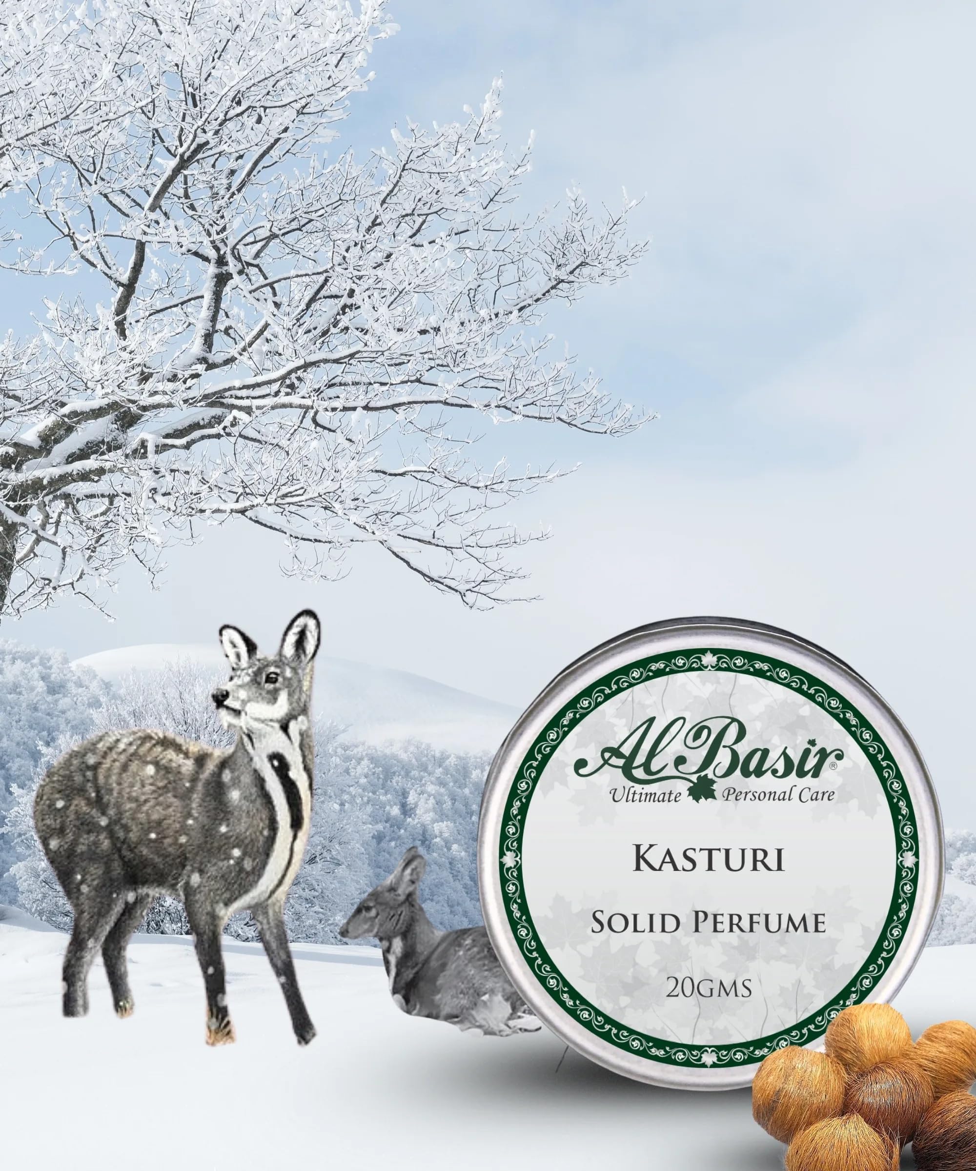 Kasturi Solid Perfume, Musk Fragrance, 20g | Alcohol-Free, Long-Lasting Scent, Moisturising, Unisex, Easy to Carry-image-22