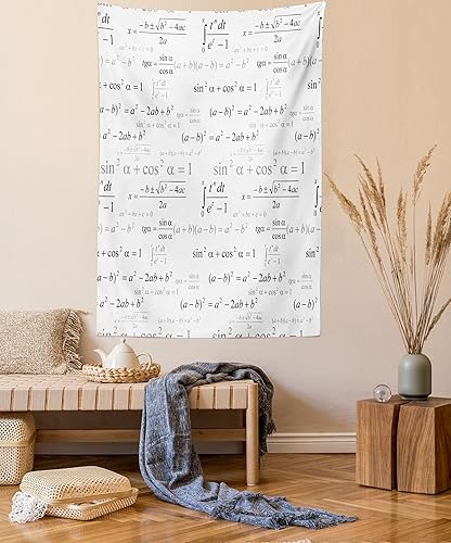 Miniatura 27 de Lunarable Tapiz abstracto, diseño floral de cachemira batik, adorno dibujado a mano, decoración de tela para colgar en la pared para dormitorio