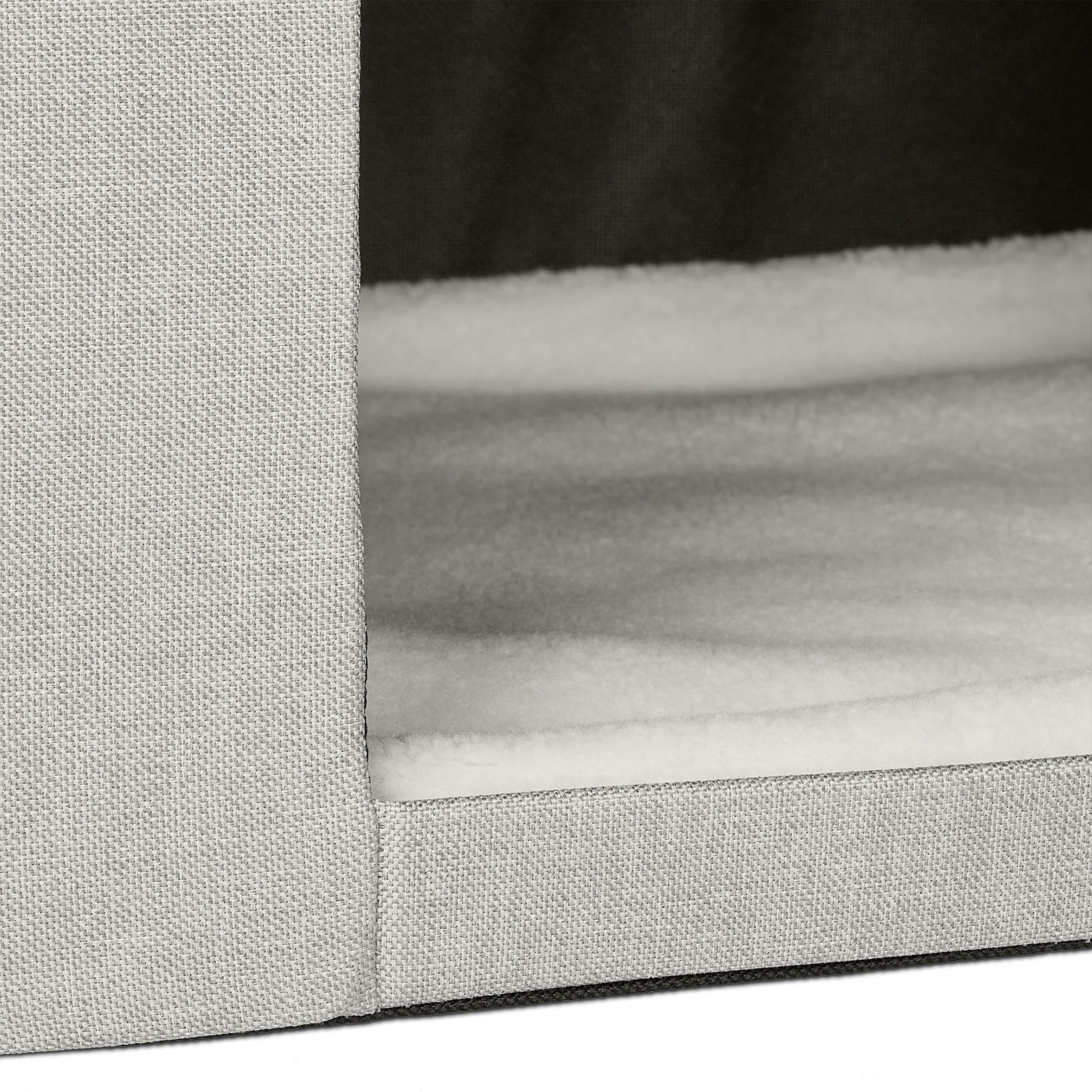 Relaxdays Cassapanca con Cuccia per Gatti, Panca con Tana per Animali Domestici, HLP: 38,5x74,5x37 cm, Interni, Beige