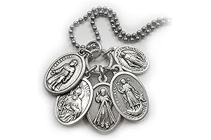 St. Raphael Cancer Healing Prayer Keychain or Necklace