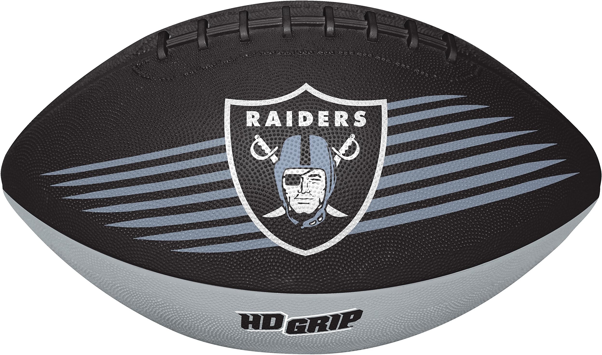 NFL Las Vegas Raiders 07731072111NFL Downfield Football (All Team Options), Black, Youth