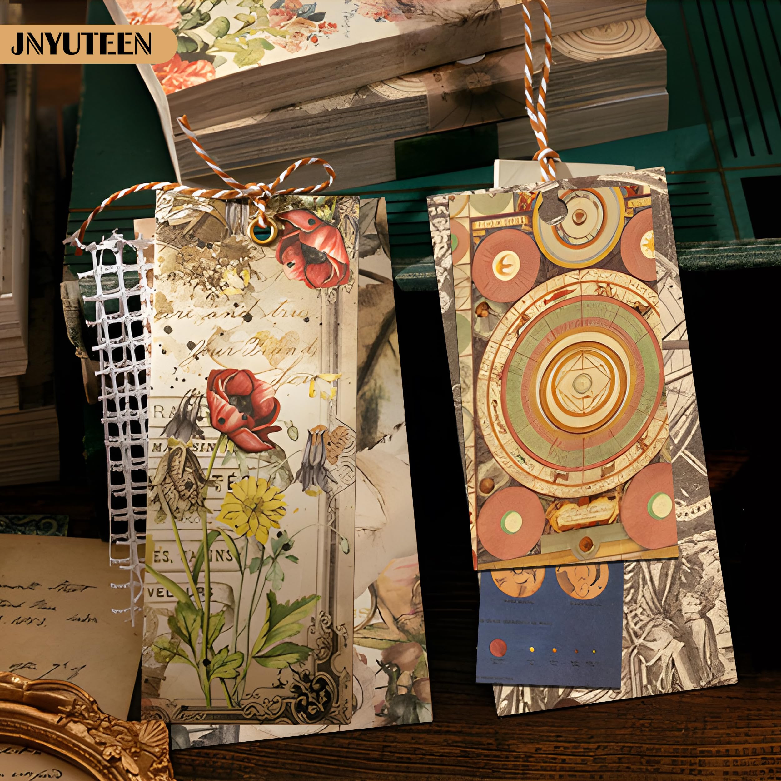 800 fogli di carta vintage per album di ritagli materiale di carta