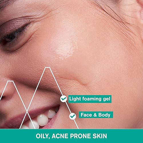 Miniatura 7 de URIAGE Hyseac Gel limpiador  Gel limpiador suave para la cara y el cuerpo para pieles grasas a combinadas propensas al acné  Gel limpiador