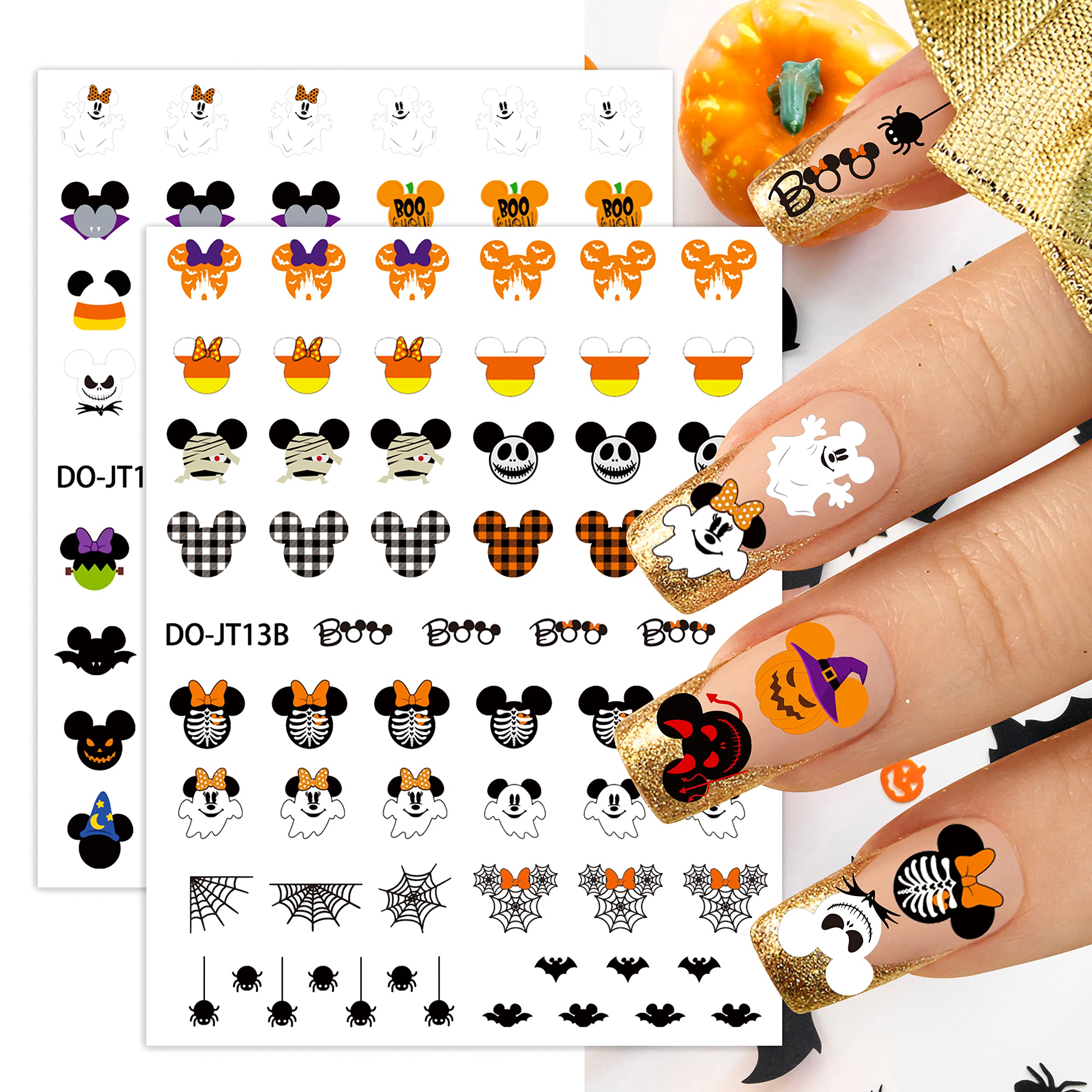 Amazon.com: 8Pcs Halloween Sally Mouse Nail Stickers,3D Nail Art Tattoo  Decals DIY Nail Art Decoration Manicure Tips Decor, Horror Sally Nail  Stickers for Child and Adult, Halloween Theme Nail Stickers : Beauty