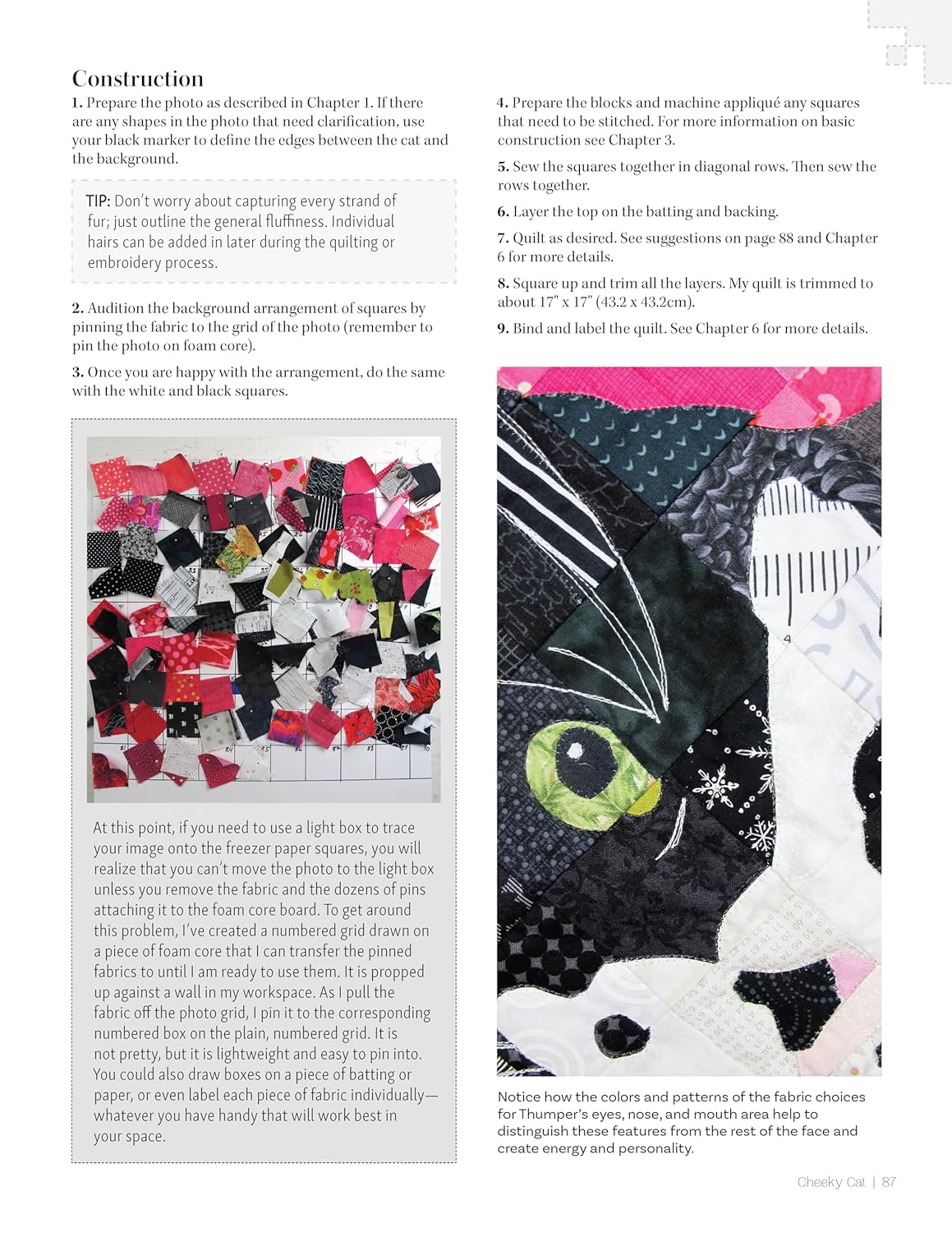 Stitched Photo Mosaic Quilting: A Unique Grid Technique for Piecing Images into Beautiful Quilts (Landauer) For Intermediate to Advanced Quilters - Learn How to Turn a Cherished Picture into a Quilt - Image 5