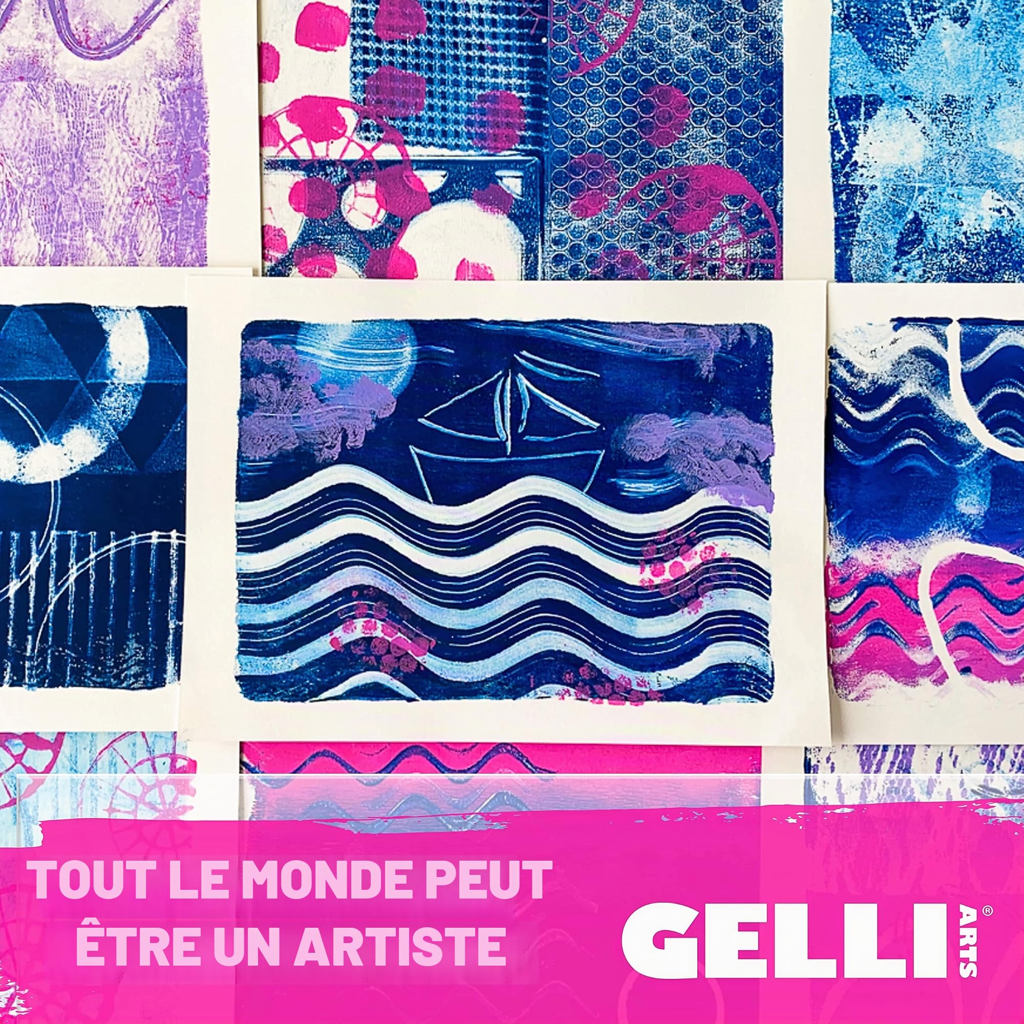 Gelli Arts Gl013964721027 Plaque d'impression gel 22,9 x 30,5 cm